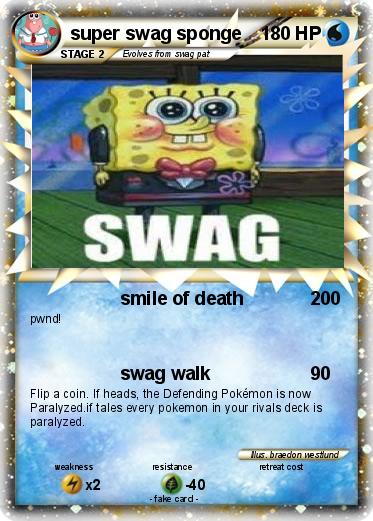 Pokemon super swag sponge