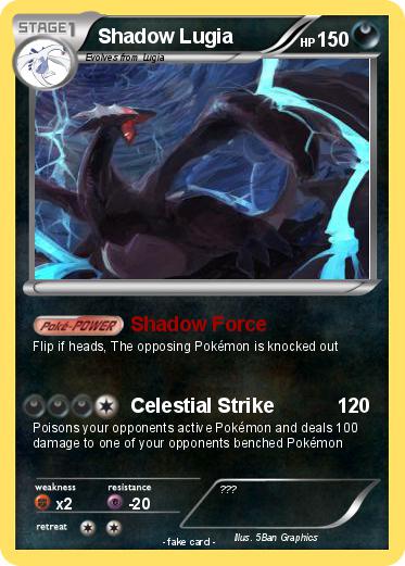 Pokemon Shadow Lugia