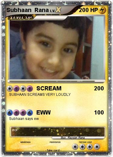 Pokemon Subhaan  Rana