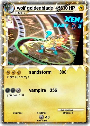 Pokemon wolf goldenblade  456