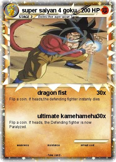 Pokemon super saiyan 4 goku