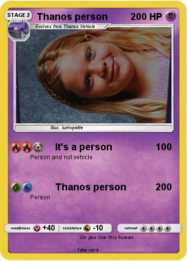 Pokemon Thanos person