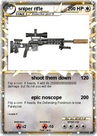 Pokemon sniper rifle