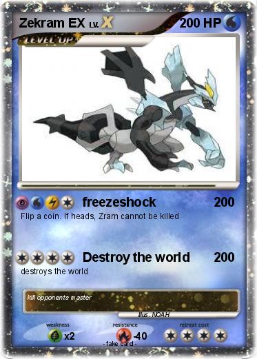 Pokemon Zekram EX