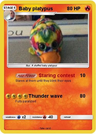 Pokemon Baby platypus