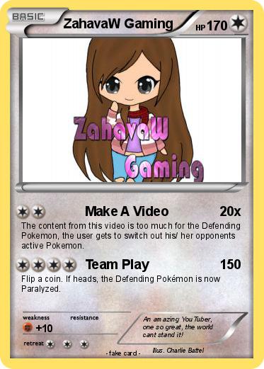 Pokemon ZahavaW Gaming