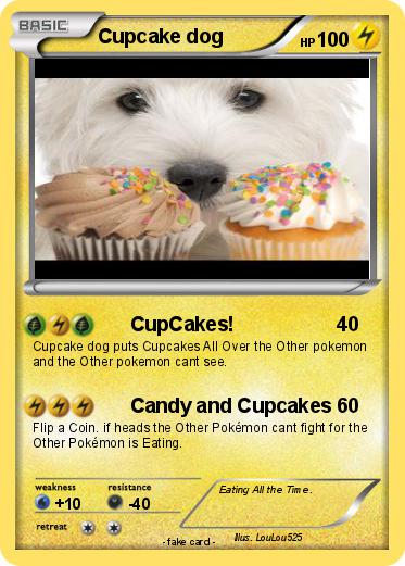 Pokemon Cupcake dog