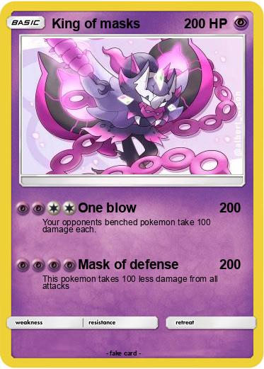 Pokemon King of masks