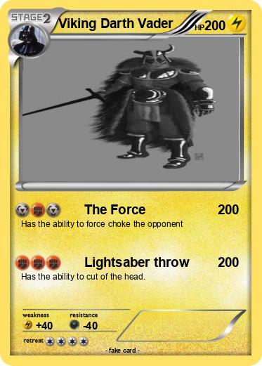 Pokemon Viking Darth Vader
