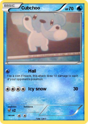 Pokemon Cubchoo