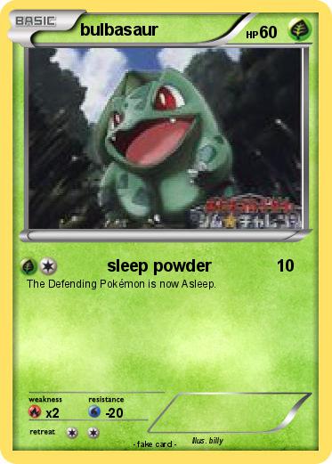 Pokemon bulbasaur