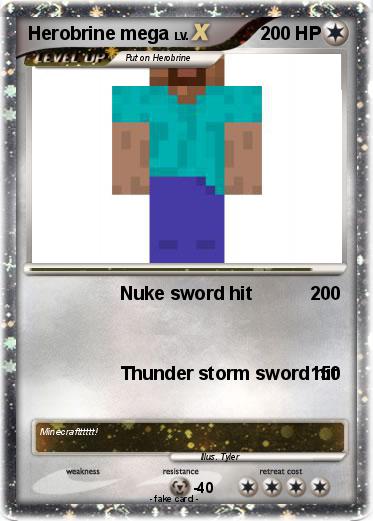 Pokemon Herobrine mega