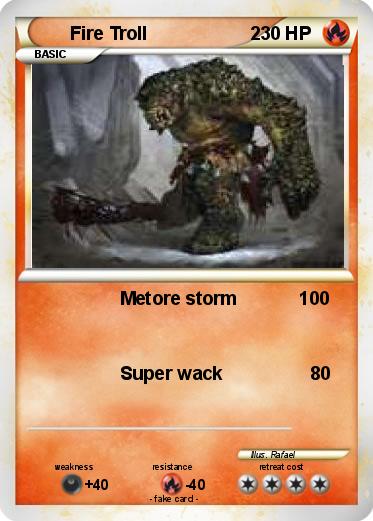 Pokemon Fire Troll                    2