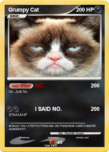 Pokemon Grumpy Cat