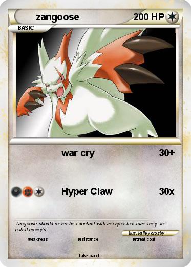 Pokemon zangoose