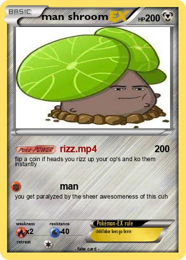 Pokemon man shroom