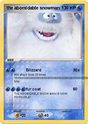 Pokemon the abomidable snowman 