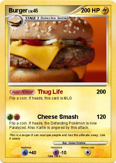 Pokemon Burger