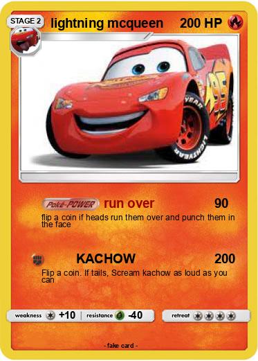 Pokemon lightning mcqueen