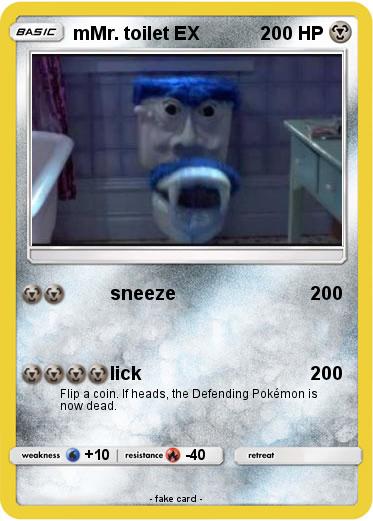 Pokemon mMr. toilet EX