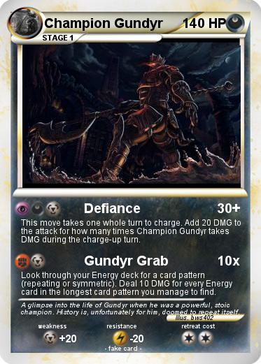 Pokemon Champion Gundyr