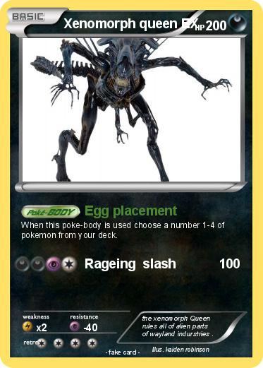 Pokemon Xenomorph queen EX