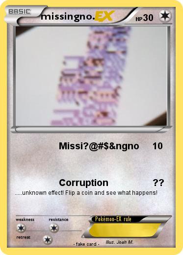 Pokemon missingno.