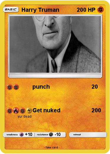 Pokemon Harry Truman