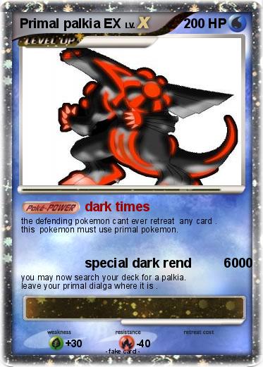 Pokemon Primal palkia EX