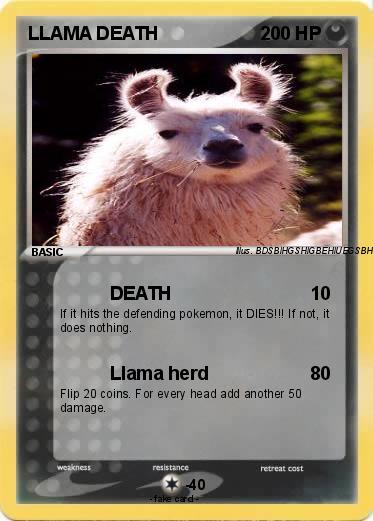 Pokemon LLAMA DEATH