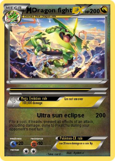 Pokemon Dragon fight