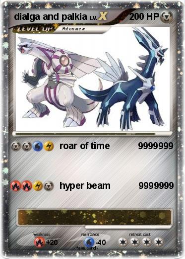 Pokemon dialga and palkia Pokemon dialga and palkia