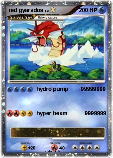 Pokemon red gyarados