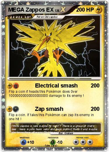 Pokemon MEGA Zappos EX