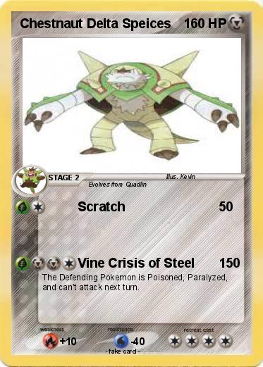 Pokemon Chestnaut Delta Speices