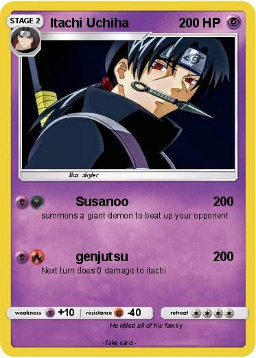 Pokemon Itachi Uchiha
