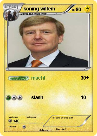 Pokemon koning willem