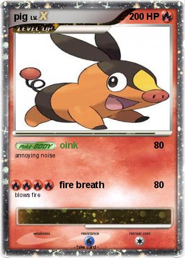 Pokemon pig