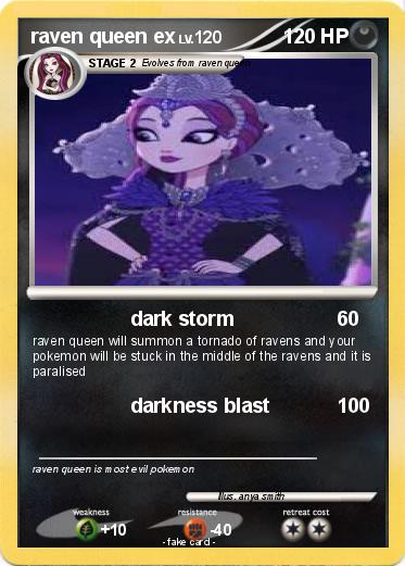 Pokemon raven queen ex