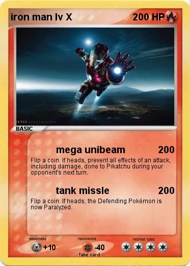 Pokemon iron man lv X