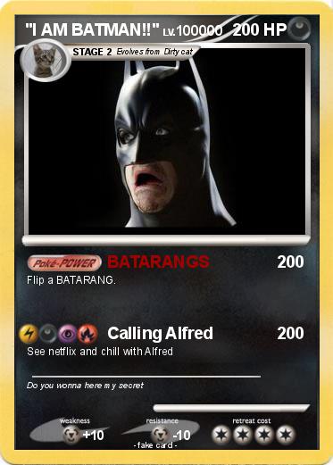 Pokemon "I AM BATMAN!!"