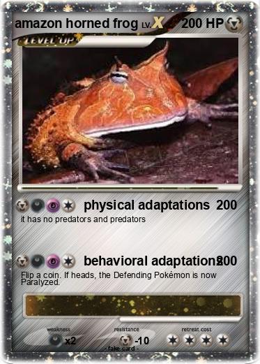 Pokemon amazon horned frog