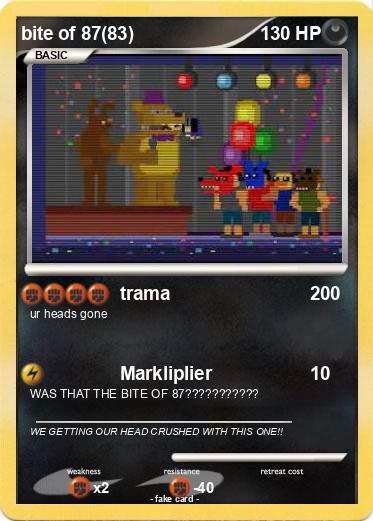 Pokemon bite of 87(83)