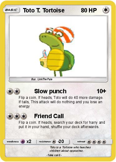 Pokemon Toto T. Tortoise