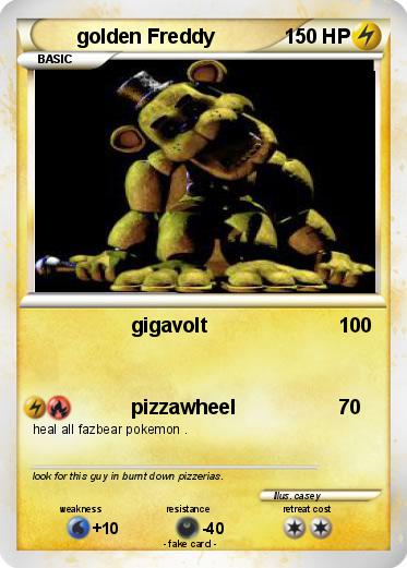 Pokemon golden Freddy