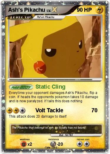 Pokemon Ash's Pikachu