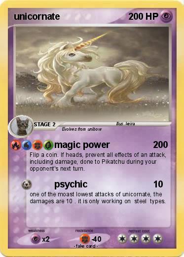 Pokemon unicornate