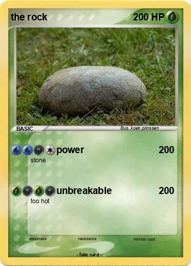 Pokemon the rock
