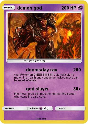 Pokemon demon god