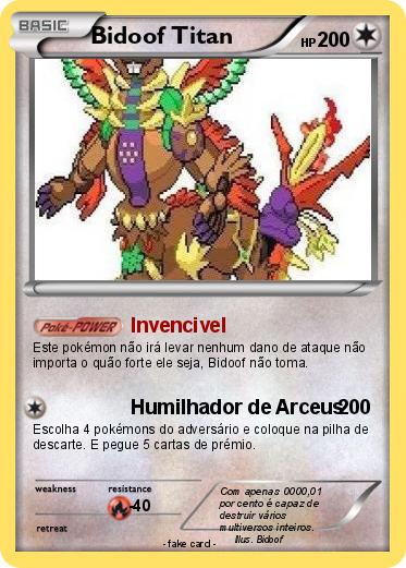 Pokemon Bidoof Titan